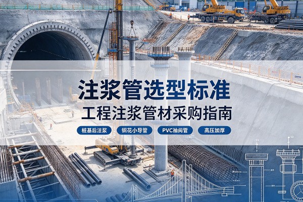 荥经注浆管选型标准