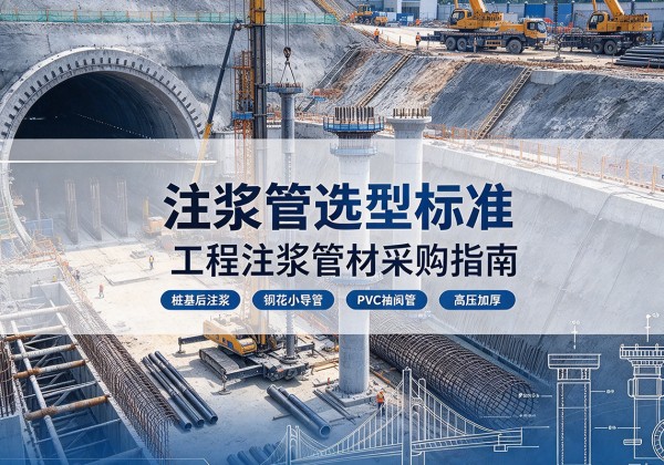 荥经注浆管选型标准