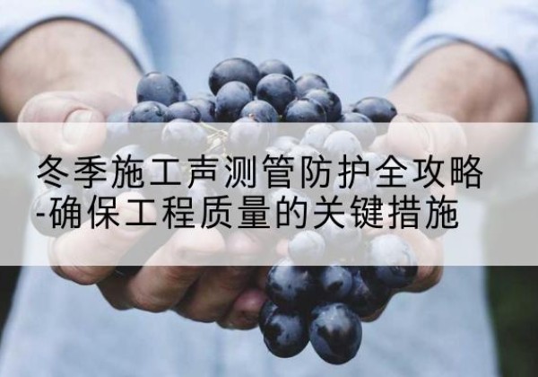 荥经冬季施工声测管有哪些防护要点？-冬季施工声测管防护全攻略-确保工程质量的关键措施